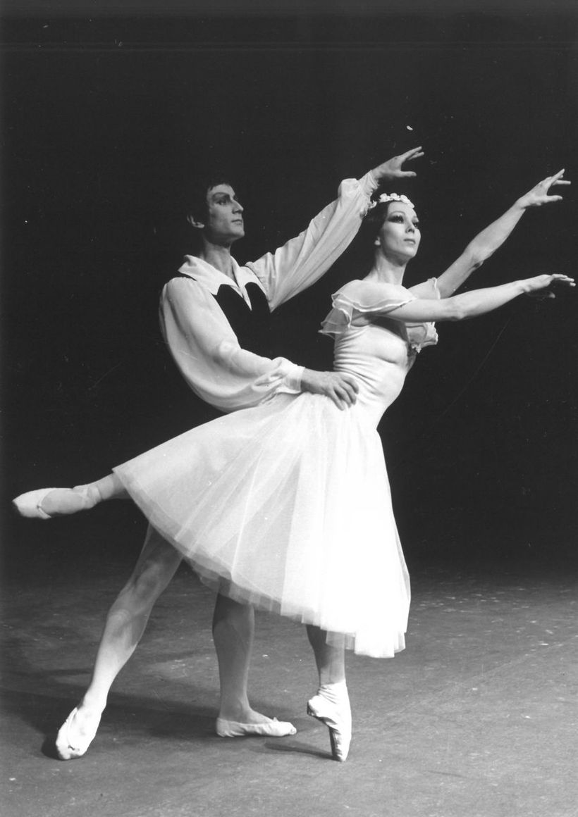 Sylfidy, 1979 (Alice Kvasnicová a Richard Böhm). Foto: František Krasl / Archiv NDM.